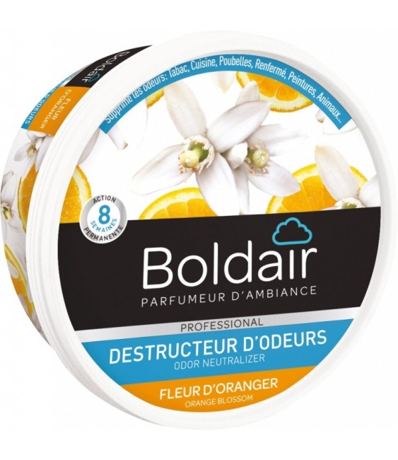 Destructeur d'odeur - Fleur d'oranger - Gel solide 300 gr - BOLDAIR