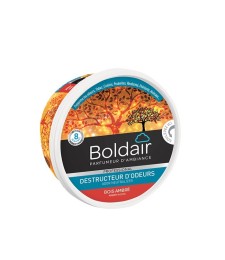 Destructeur d'odeur - Bois ambré- Gel solide 300 gr - BOLDAIR