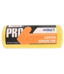 Manchon pour rouleau de peinture - Spécial crépi grain fin - 180 mm - OUTIBAT