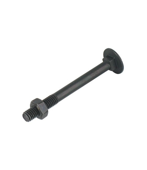 Boulon Japy Tête ronde Collet carré -  7 x 70 mm - Boîte de 100
