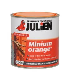 Primaire antirouille - Minium Orange - 0.5 L - JULIEN