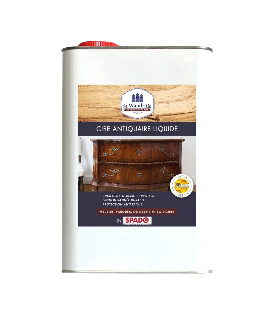Cire d'antiquaire liquide - ST Wandrille - 5 L - SPADO Cire d'antiquaire liquide - ST Wandrille - 5 L - SPADO