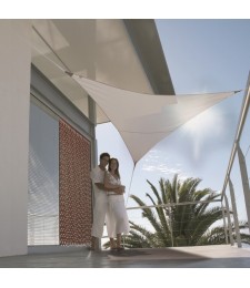 Voile d'ombrage triangulaire - 3.6 M - Taupe - JARDILINE
