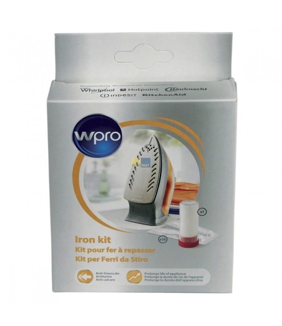 Kit d'entretien pour fer à repasser et centrale vapeur - IRO 011 - WPRO