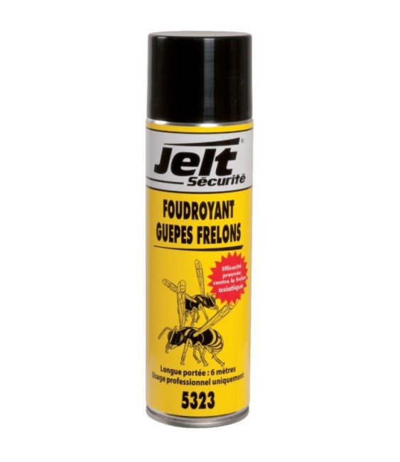 Foudroyant guêpes et frelons - Longue distance - 650 ml - JELT SECURITE