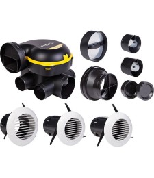 Kit VMC simple flux auto-réglable EasyHOME® AUTO - ALDES