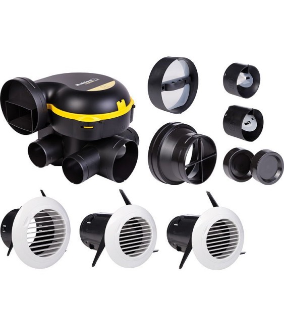 Kit VMC simple flux auto-réglable EasyHOME® AUTO - ALDES