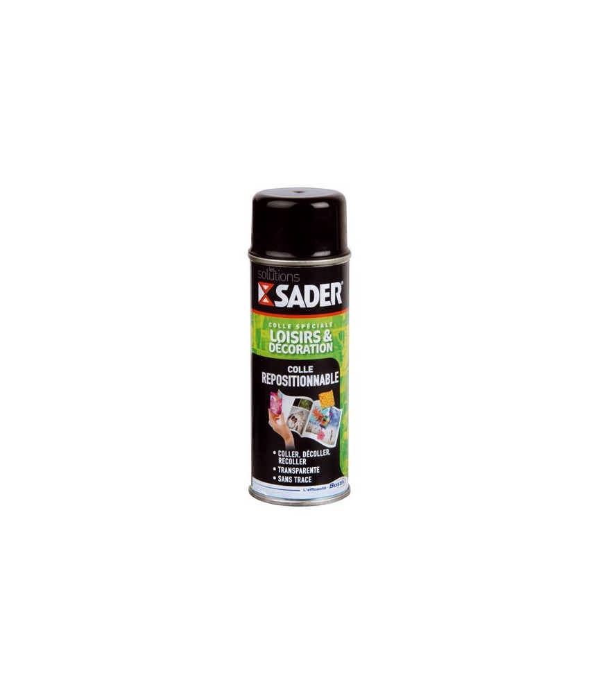 Colle en spray repositionnable - 200 ml - SADER