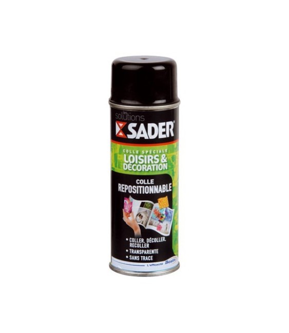 Colle en spray repositionnable - 200 ml - SADER
