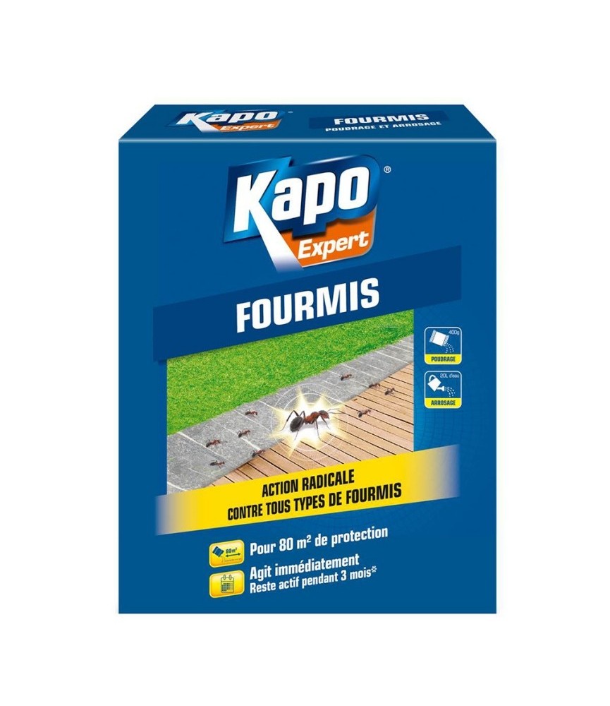 Anti-fourmis en granulés - Action radicale - 400 Grs - KAPO Anti-fourmis en granulés - Action radicale - 400 Grs - KAPO