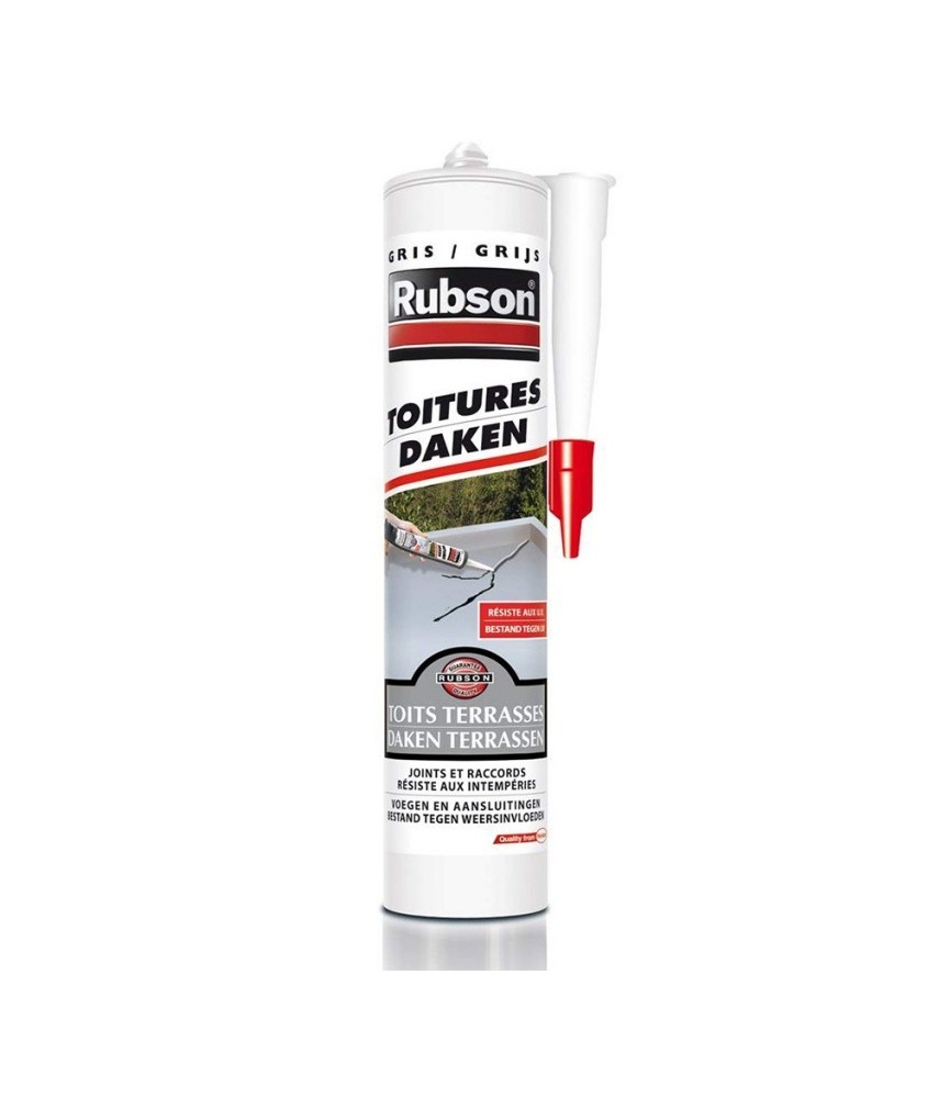 Mastic de couverture et d'isolation - Toitures Daken - Gris - 280 ml - RUBSON Mastic de couverture et d'isolation - Toitures Daken - Gris - 280 ml - RUBSON