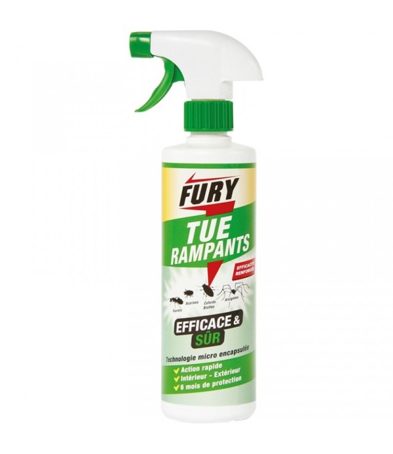 Tue rampants - Efficace et sur - Action rapide - 500 ml - FURY