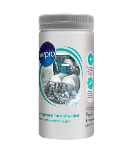 Poudre de nettoyage dégraissante pour lave-vaiselle DDG104 - 250 Grs - WPRO