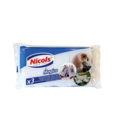Éponge magique gommante - Spécial bricolage - Lot de 3 - NICOLS