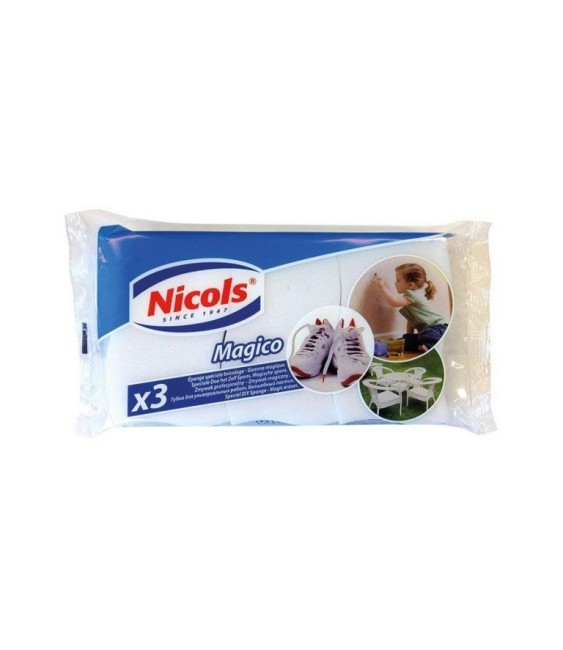 Éponge magique gommante - Spécial bricolage - Lot de 3 - NICOLS