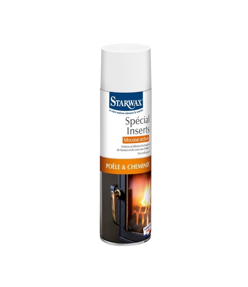 Mousse active spécial inserts - Poêles et cheminées - 500 ml - STARWAX