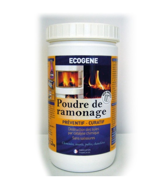 Poudre de ramonage - Préventif et curatif - 0.8 Kg - ECOGENE