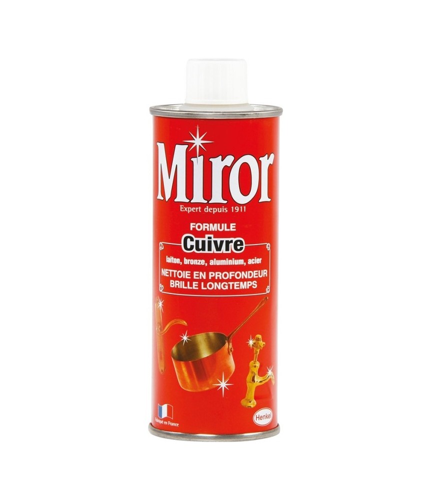 Nettoyant Cuivre, Laiton et Bronze - 250 ml - MIROR