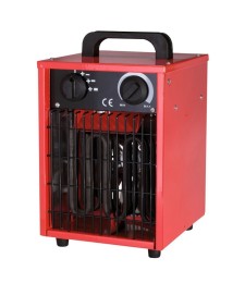 Radiateur de chantier - Soufflant - Portable - Rouge - 3000 Watts - VARMA