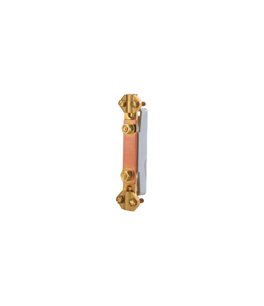 Borne de terre basse en platine plastique - 95 x 20 mm - LEGRAND Borne de terre basse en platine plastique - 95 x 20 mm - LEGRAND
