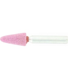 Meule sur tige - Corindon rose - Conique - 10 x 20 mm - SCID