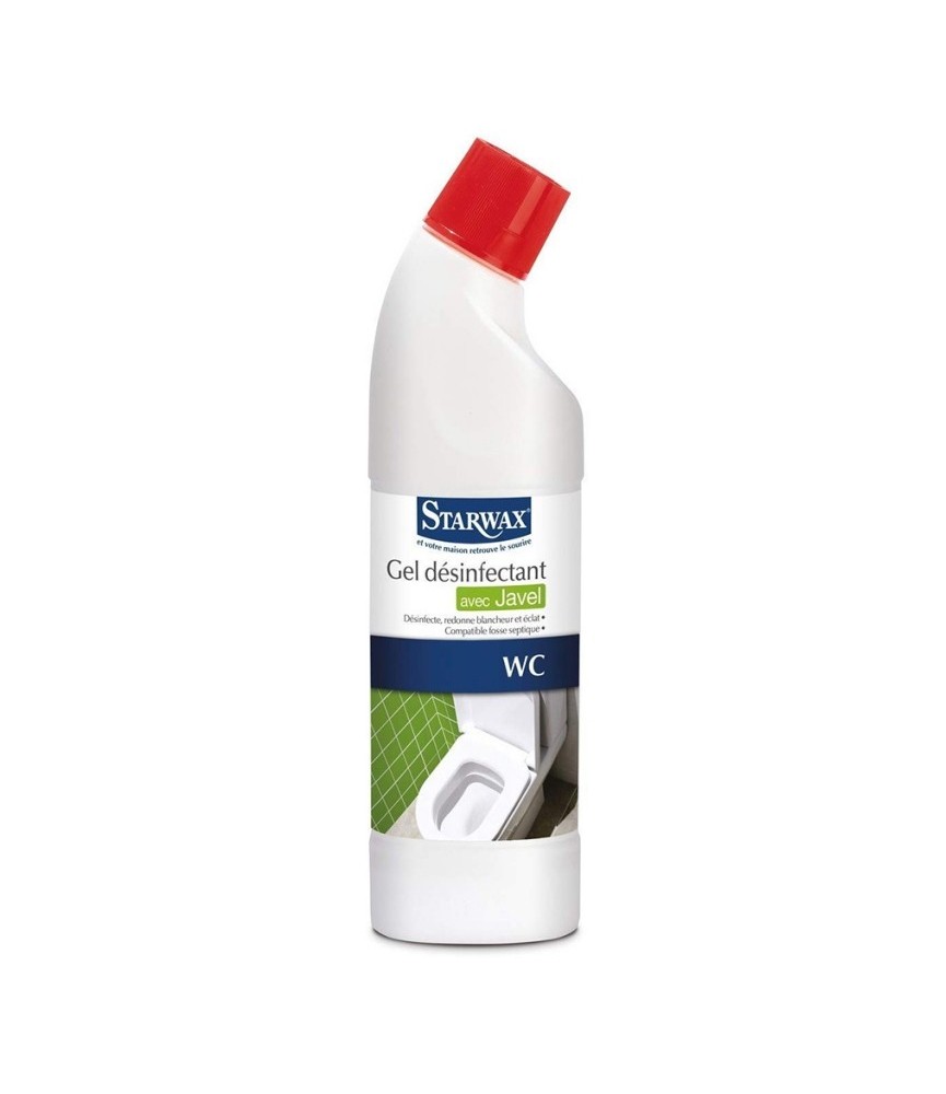 Gel WC désinfectant - Avec Javel - 750 ml - STARWAX
