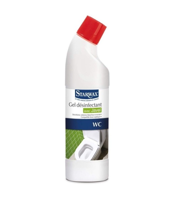 Gel WC désinfectant - Avec Javel - 750 ml - STARWAX