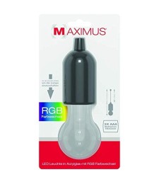 Baladeuse décorative Maximus RGB - Noir - DURACELL