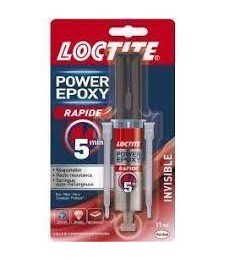 Loctite colle epoxy rapide 5min invisible seringue 11ml