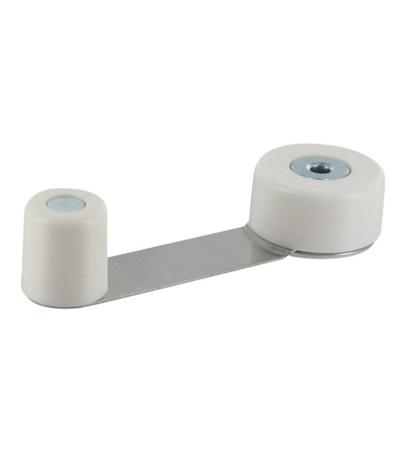 Butée de porte et bloque-porte - Blanc - Inofix