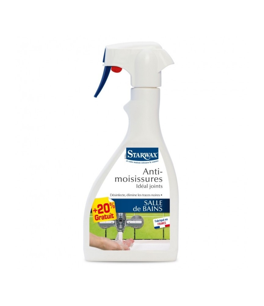 Anti-moisissures Spécial Joints - 500 ml + 20 % gratuit - STARWAX Anti-moisissures Spécial Joints - 500 ml + 20 % gratuit - STARWAX