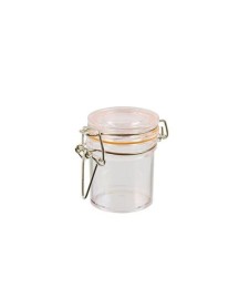 Verrine en forme de mini pot avec couvercle - Lot de 12 - 45 ml  4,8 cm - PAPSTAR