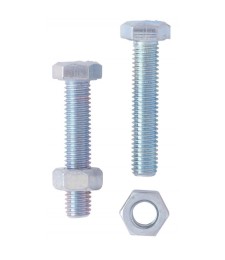 Boulon tête hexagonale 6 pans - Filetage total -  8 x 16 mm - Boîte de 200