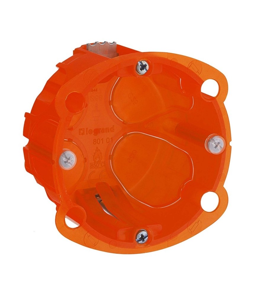 Boîte à encastrer Batibox multimatériaux - 1 poste profondeur 40 mm - LEGRAND Boîte à encastrer Batibox multimatériaux - 1 poste profondeur 40 mm - LEGRAND