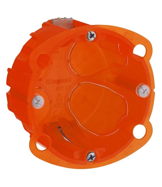 Boîte à encastrer Batibox multimatériaux - 1 poste profondeur 40 mm - LEGRAND