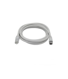 Câble antenne RJ45 Mâle/fiche F Mâle à Visser pour Réseaux VDI/VDV Grade 3 - 2 M - LINEAIRE