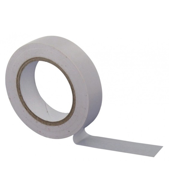 Ruban adhésif isolant - 15 mm x 10 M - Blanc - DHOME