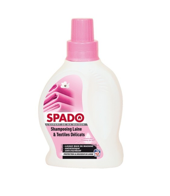 Shampooing laine et textiles délicats - 750 ml - SPADO