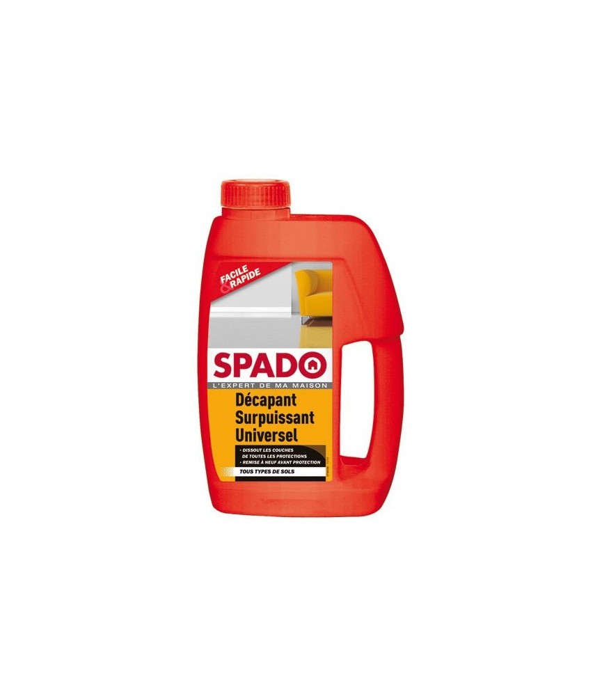 Décapant surpuissant Universel - Dissout les couches de toutes les protections - 1 L - SPADO Décapant surpuissant Universel - Dissout les couches de toutes les protections - 1 L - SPADO