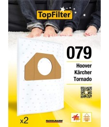 Sac PREMIUM 64079 Hoover Kärcher Tornado - Lot de 2 - TOPFILTER