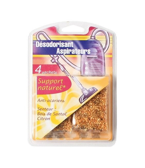 Désodorisant pour aspirateur - Anti-acariens - Lot de 3 - NATURELLA