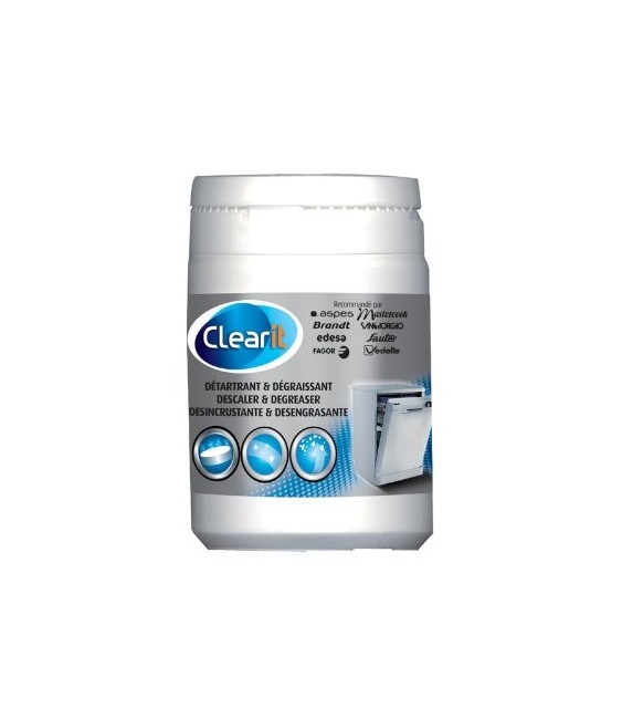 Détartrant / Dégraissant pour lave-vaisselle - Pot 3 x 60g - CLEARIT