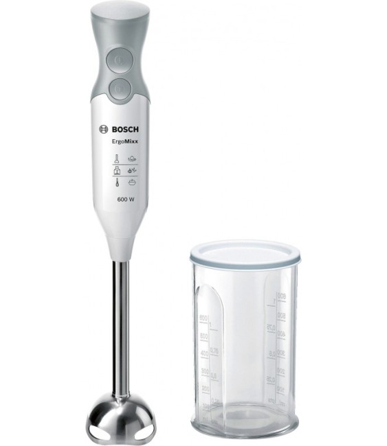 Mixeur plongeant ErgoMixx - 600 Watts - Blanc- BOSCH