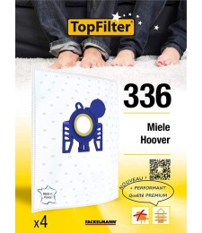 4 Sac Aspirateur PREMIUM 64336 - Miele Hoover - TOPFILTER