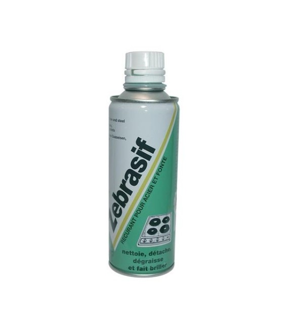 Crème abrasive pour acier, fonte et fer - Zébrasif liquide - 250 ml - ZEBRACIER