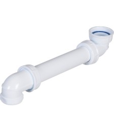 Tubulure de lavabo Easyphon - Spécial gain de place - Bi-matière - NICOLL