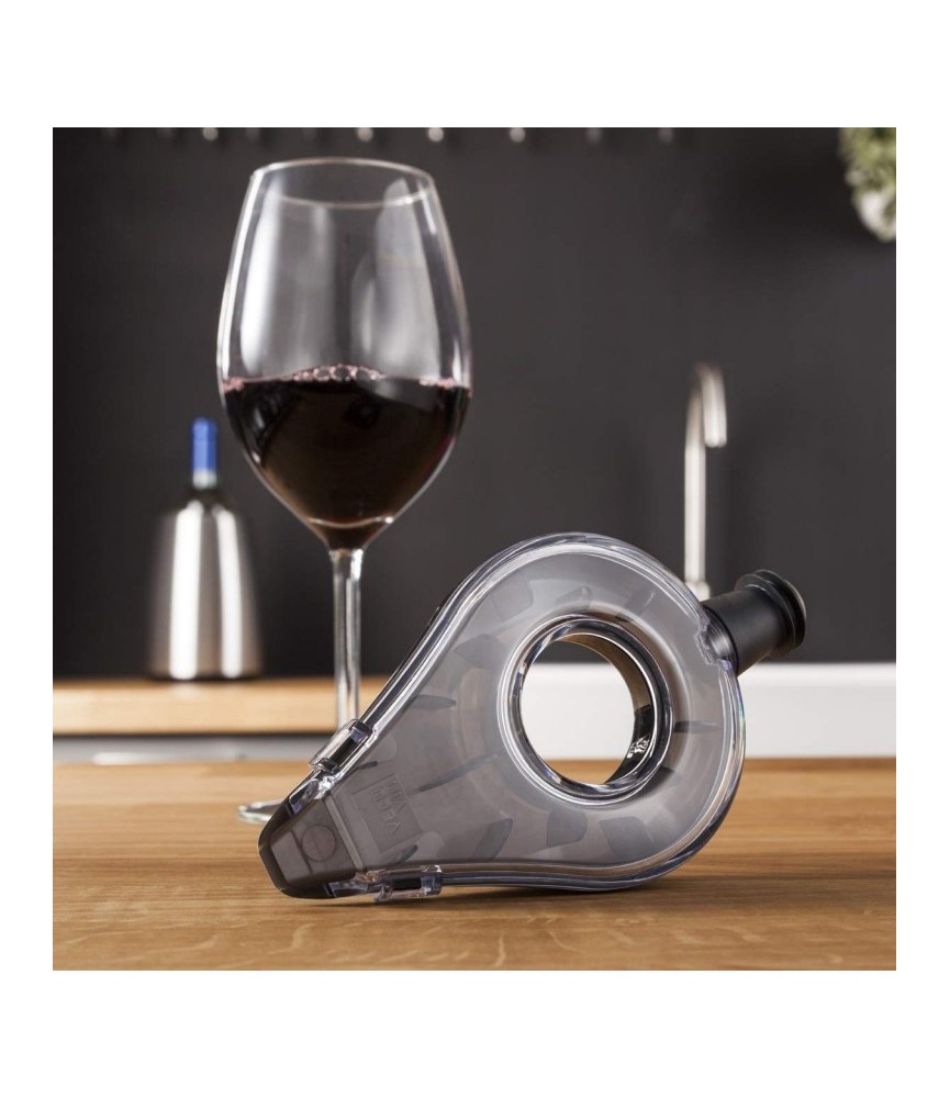 Aérateur à vin noir translucide - VACUVIN