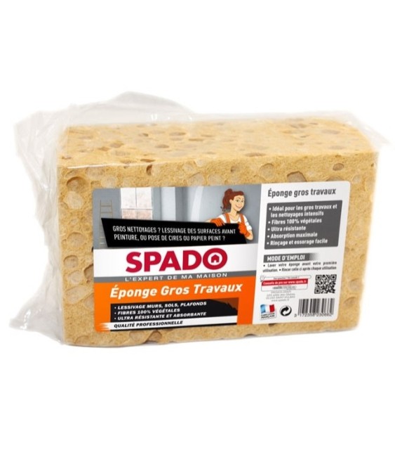 Éponge gros travaux - 100% végétale - SPADO