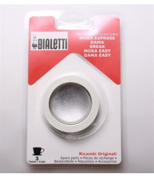3 joints + 1 filtre pour machine italienne - 3 tasses - BIALETTI