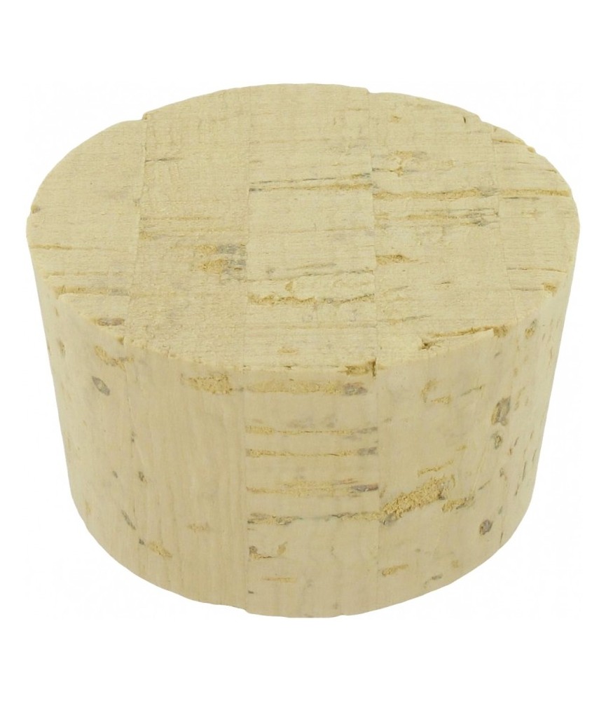 Bouchon en liège - Bonde conique - 55 x 50 mm - DUHALLE Bouchon en liège - Bonde conique - 55 x 50 mm - DUHALLE